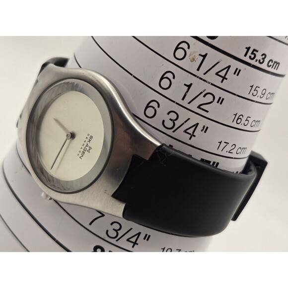 Skagen 235LSR 27mm Silver Stainless Steel Ladies' Watch Rubber Strap. - Picture 5 of 8